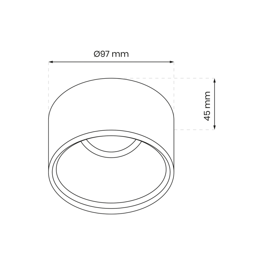 Punktowa lampa wpuszczana BALI 1xGU5,3/MR16/25W/12V okrągły biały