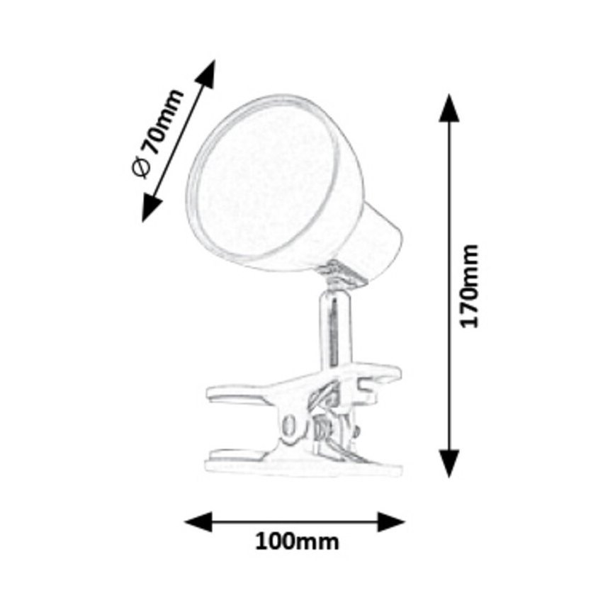 Rabalux - LED Lampa z klipsem LED/5W/230V