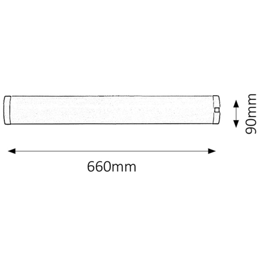 Rabalux - Kuchenne oświetlenie podszafkowe 1xG13/18W/230V 66 cm