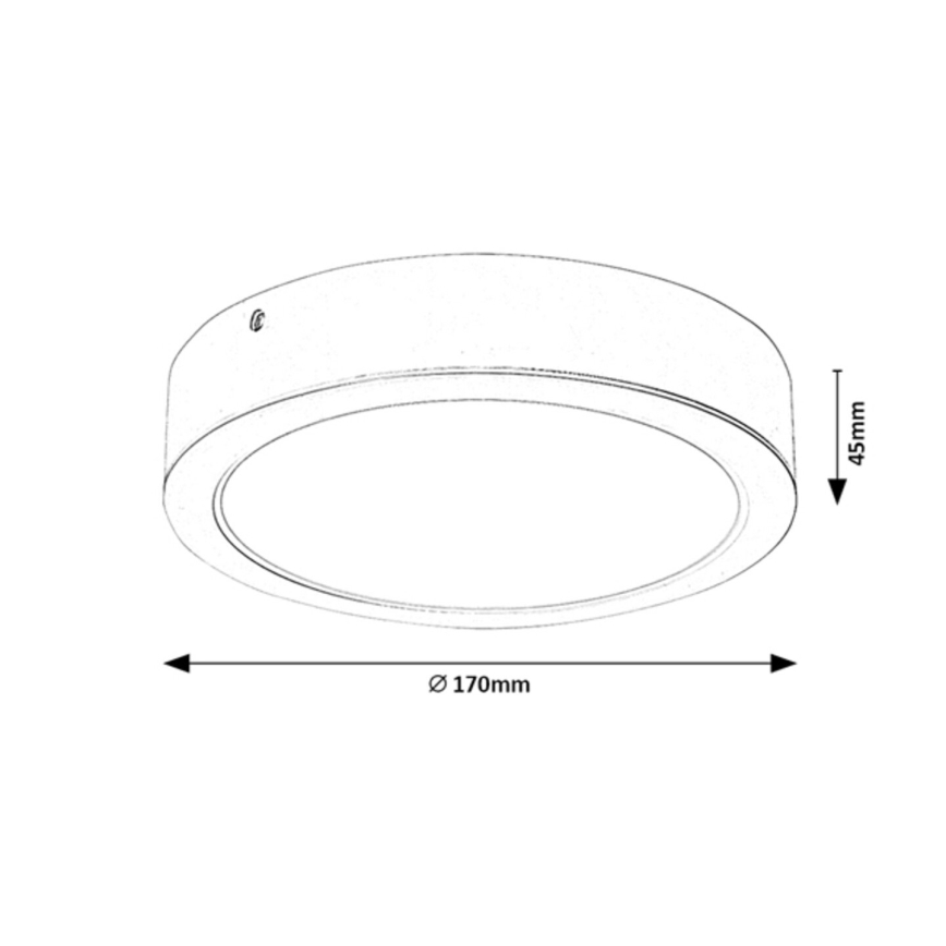 Rabalux - LED Plafon LED/18W/230V d. 17 cm