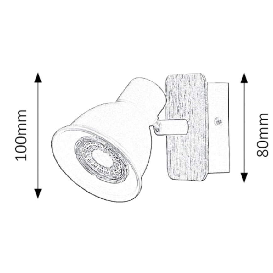 Rabalux - Kinkiet punktowy 1xGU10/15W/230V