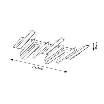 Rabalux - LED Plafon LED/46W/230V 3000/4000K