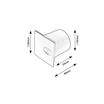 Rabalux - LED Oświetlenie schodowe zewnętrzne LED/3W/230V IP54 3000K biały