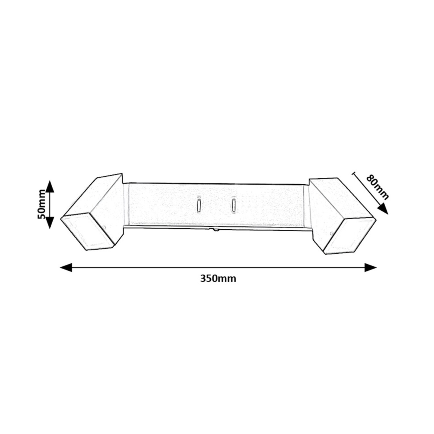 Rabalux - LED Kinkiet 2xLED/4W/230V 3000K