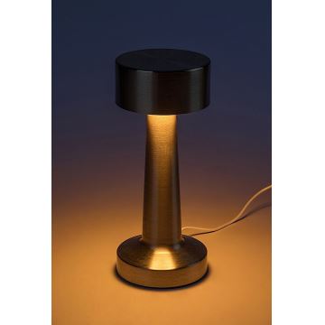 Rabalux - LED Akumulatorowa dotykowa lampa stołowa LED/2,7W/5V 1200mAh 3000/4000/6000K złota