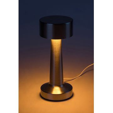 Rabalux - LED Akumulatorowa dotykowa lampa stołowa LED/2,7W/5V 1200mAh 3000/4000/6000K chrom