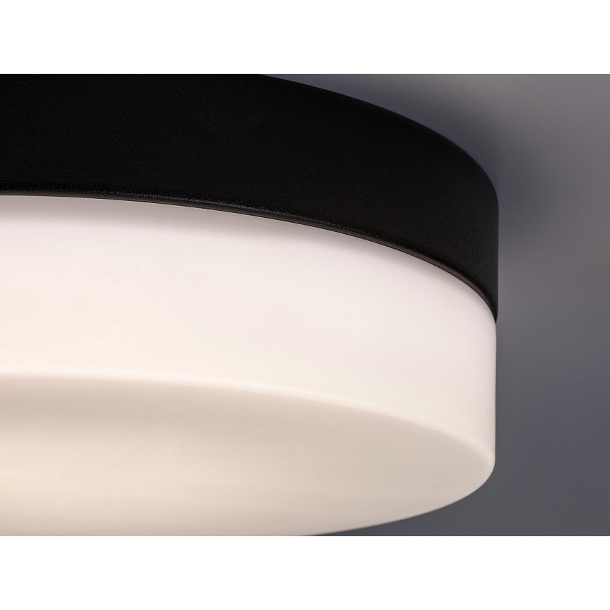 Rabalux - LED Plafon łazienkowy LED/18W/230V IP44 4000K śr. 28 cm czarny