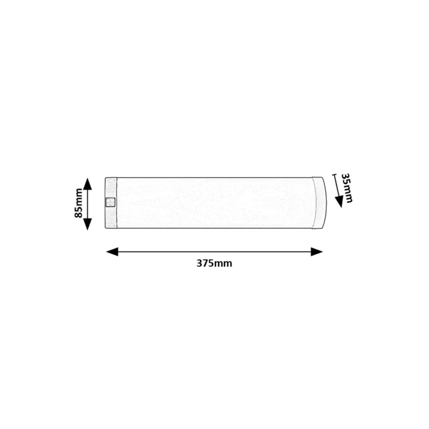 Rabalux - LED Oświetlenie blatu kuchennego LED/5W/230V 4000K chrom