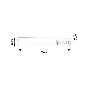 Rabalux - LED Kuchenne oświetlenie podszafkowe LED/10W/230V 4000K 50 cm białe