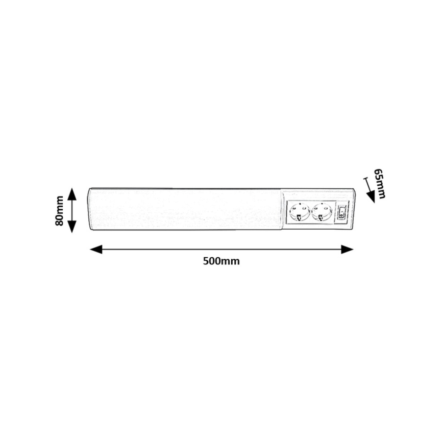 Rabalux - LED Kuchenne oświetlenie podszafkowe LED/10W/230V 4000K 50 cm białe