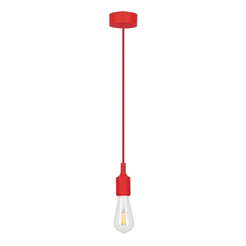 Rabalux - Lampa wisząca E27/40W czerwona