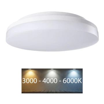 Rabalux - LED Łazienkowe oświetlenie sufitowe LED/18W/230V IP54 3000K/4000K/6000K