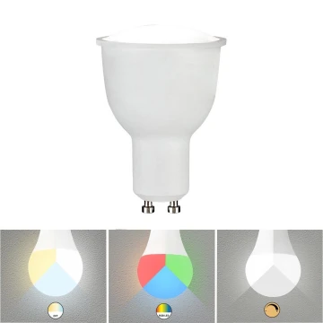 Rabalux - LED RGB Ściemniana żarówka GU10/5W/230V Wi-Fi 3000-6500K