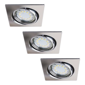 Rabalux - ZESTAW 3x LED Oprawa wpuszczana 3xGU10/3W/230V IP40