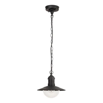 Rabalux - Zewnętrzna lampa wisząca 1xE27/60W czarna IP44