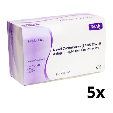 RealyTech - Szybki test antygenowy na COVID-19 wymazowy 5 szt.