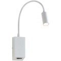 Redo 01-1193 - LED Elastyczna lampka HELLO LED/3W/230V biały