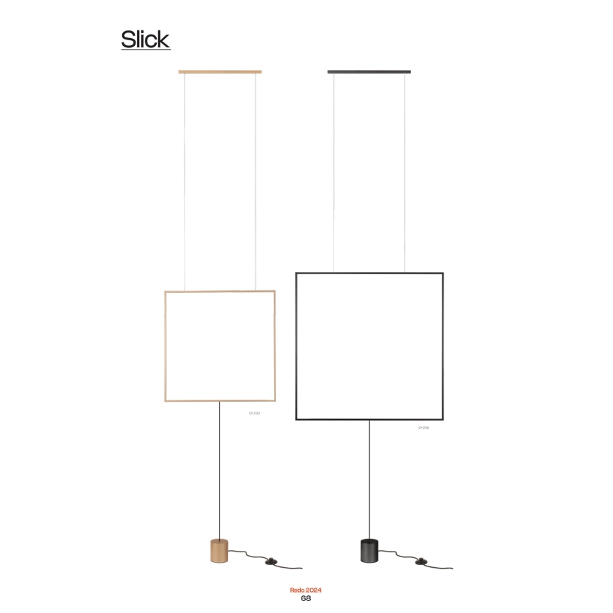 Redo 01-2134 - LED Lampa podłogowa SLICK LED/28W/230V czarna