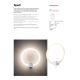 Redo 01-2223 - LED Ściemnialny żyrandol natynkowy SPELL LED/43W/230V 3000K biały