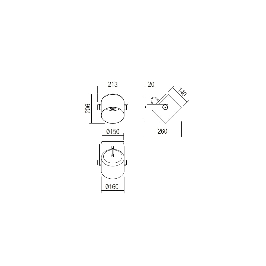 Redo 01-2399 - Kinkiet POOH 1xE27/42W/230V buk