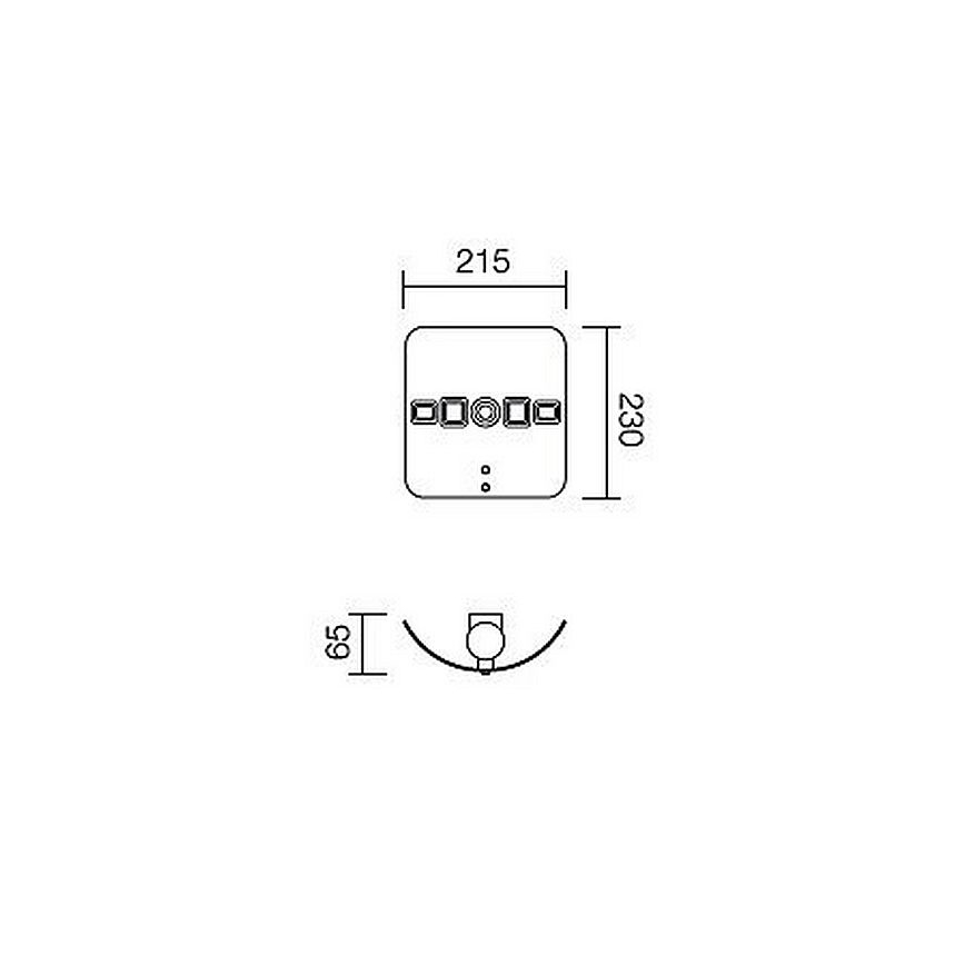 Redo 05-667 - Kinkiet MIRUNA 1xE27/42W/230V