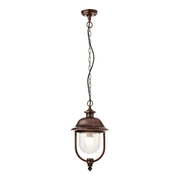 Redo 9279 - Lampa wisząca zewnętrzna na łańcuchu VERONA 1xE27/70W/230V IP44