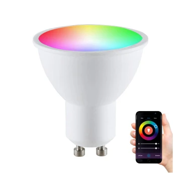 RGBW LED Żarówka ściemnialna G45 GU10/5,5W/230V 2700-6500K Wi-Fi Tuya