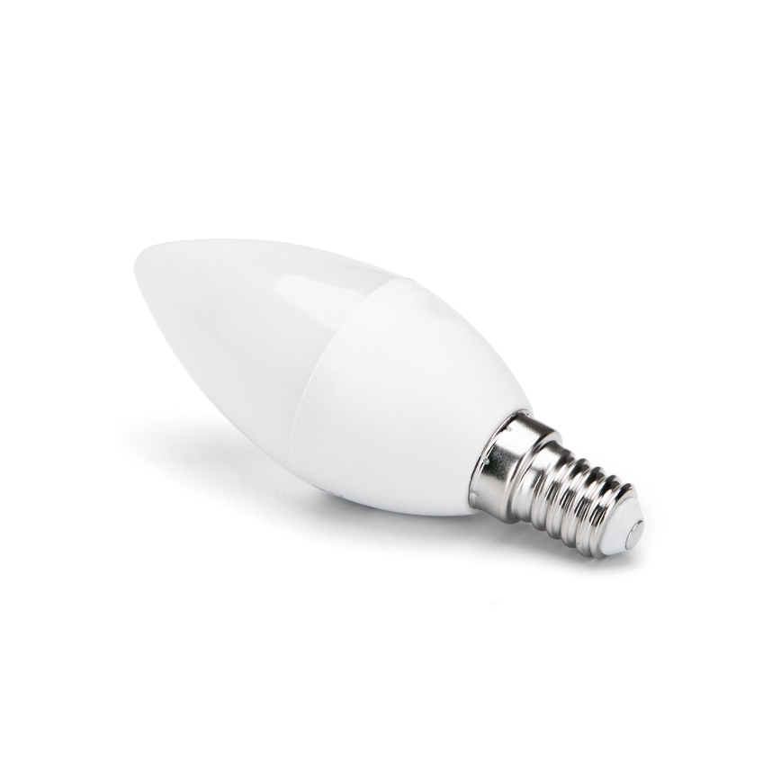 Ściemniana żarówka LED RGBW C37 E14/6,5W/230V 2700-6500K Wi-Fi - Aigostar