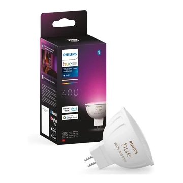 Ściemniana żarówka LED RGBW Philips Hue White And Color Ambiance GU5,3/MR16/6,3W/12V 2000-6500K