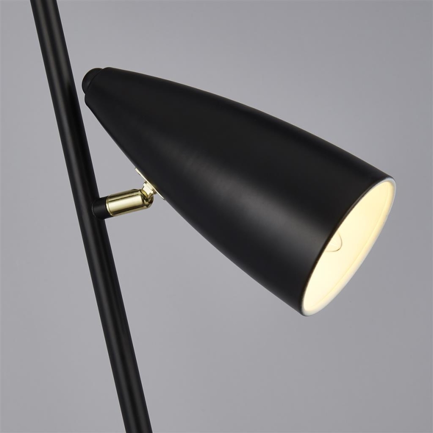 Searchlight - Lampa podłogowa STYLUS 2xE14/7W/230V czarna
