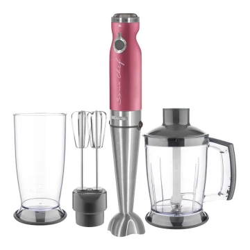 Sencor - Blender kijowy 4w1 1200W/230V stal nierdzewna/różowy