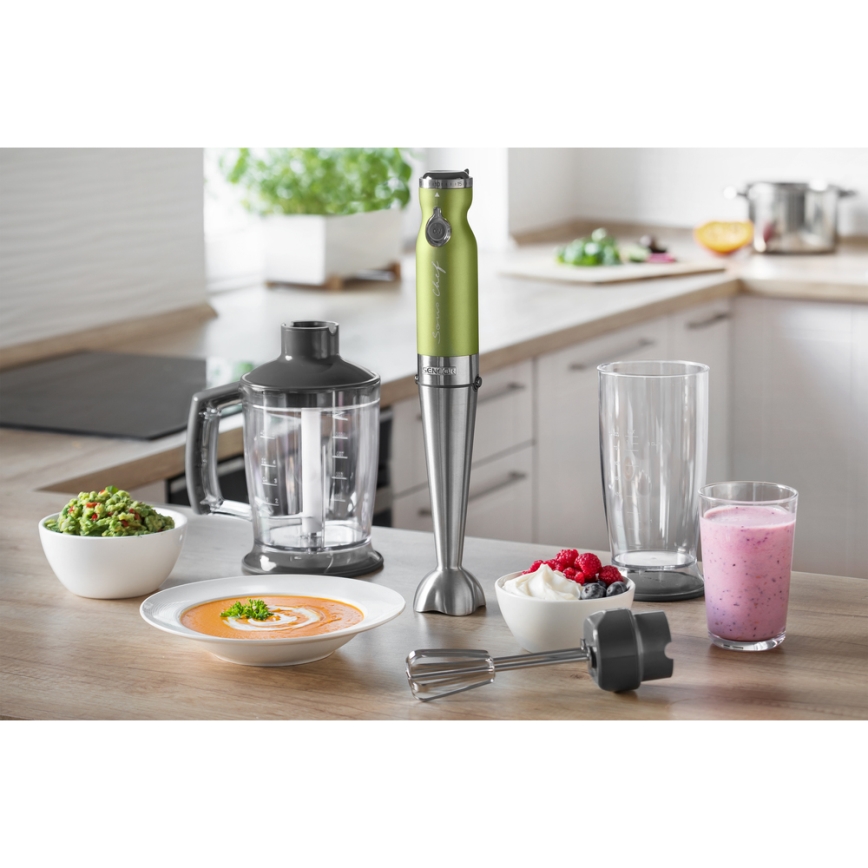 Sencor - Blender kijowy 4w1 1200W/230V stal nierdzewna/zielony