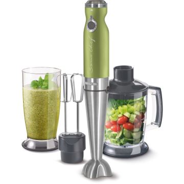 Sencor - Blender kijowy 4w1 1200W/230V stal nierdzewna/zielony