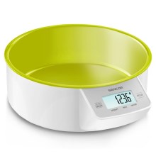 Sencor - Cyfrowa waga kuchenna 2xAAA biały/zielony