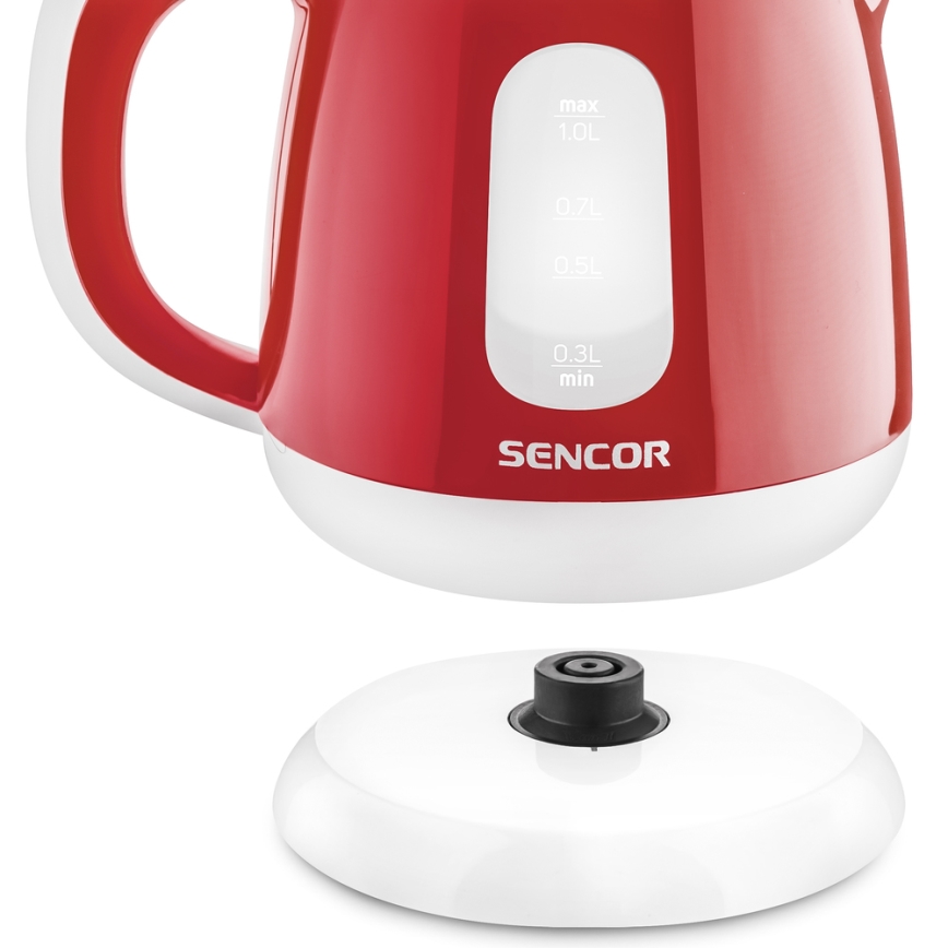 Sencor - Czajnik 1 l 1100W/230V czerwony