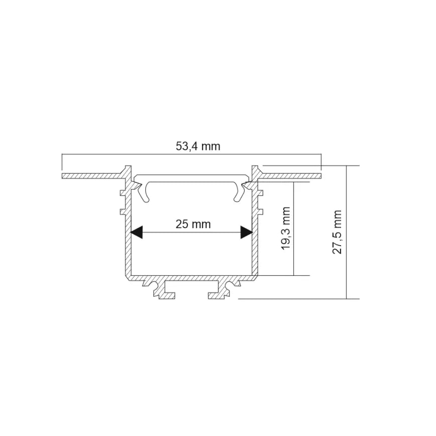 Shilo - LED Oświetlenie wpuszczanet LED/32W/230V 3000K CRI 90 czarne