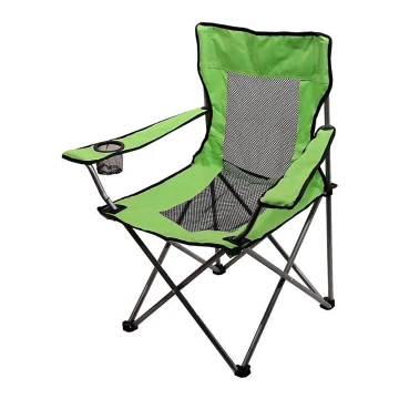 Składane krzesło kempingowe zielony
