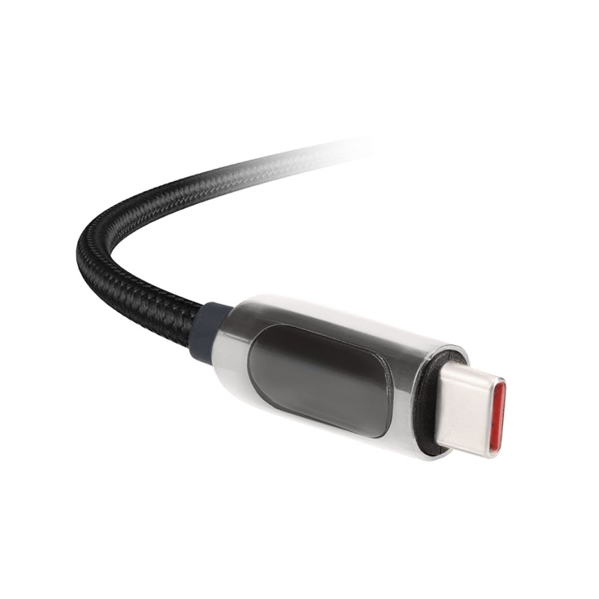 USB-C kabel z wyświetlaczem 100W 1m