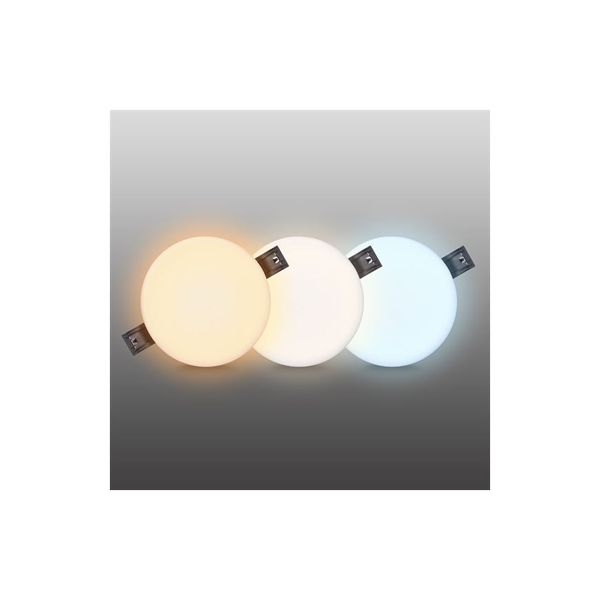 LED Łazienkowy ściemniany żyrandol natynkowy LED/8W/230V 3000K/4000K/6400K IP44