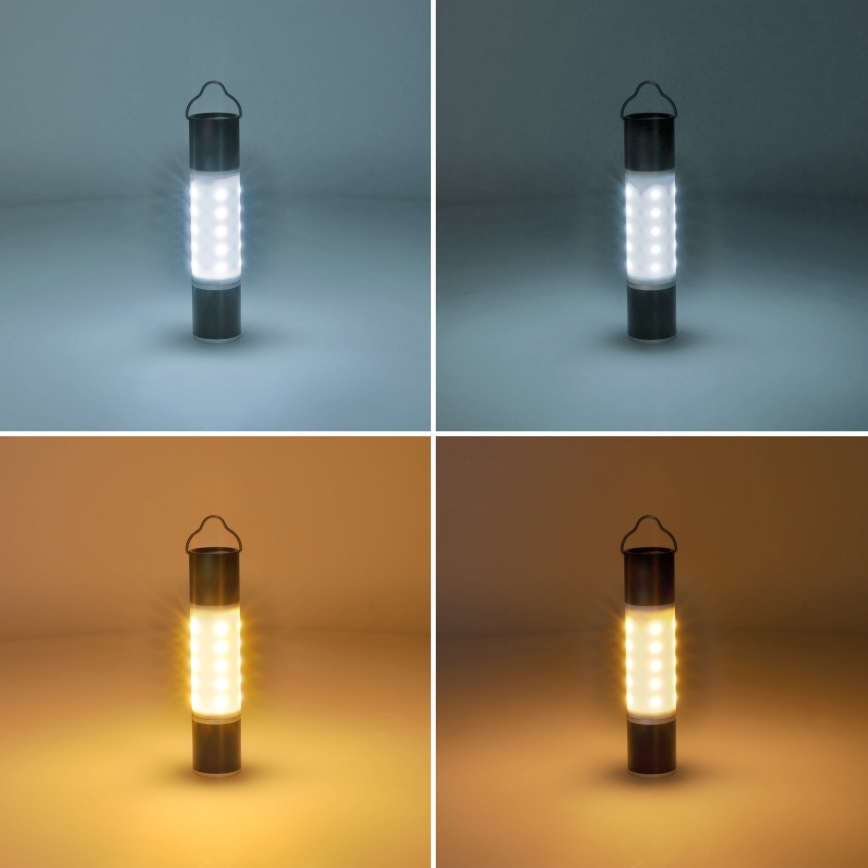 LED Ładowalna latarka kempingowa z funkcją power banku LED/1500 mAh 3,7V IP44
