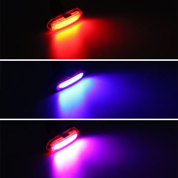 LED Akumulatorowe tylne światło rowerowe LED/600mAh/5V IP44