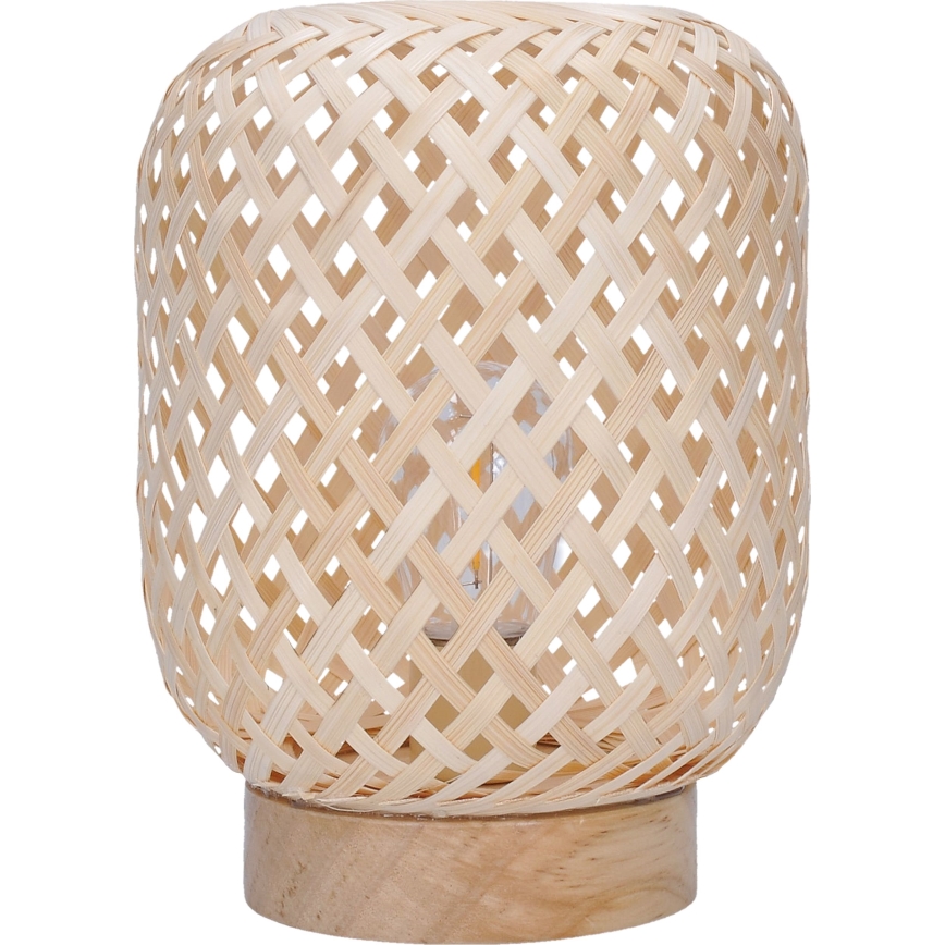 LED Dekoracyjna lampa stołowa LED/2xAAA rattan