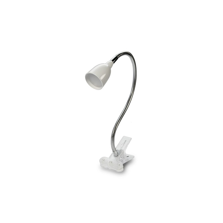 LED Lampa stołowa z klipsem LED/2,5W/230V bialy