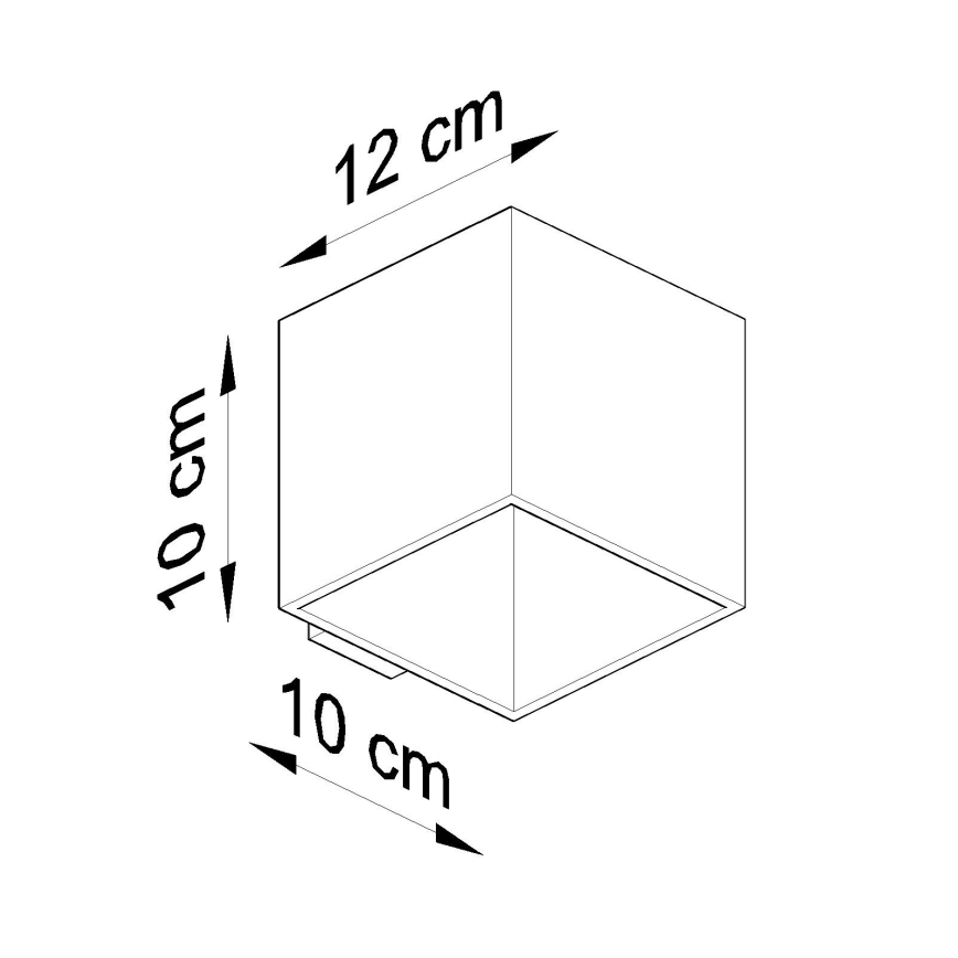 Kinkiet punktowy RICO 1xG9/40W/230V szklany/biały