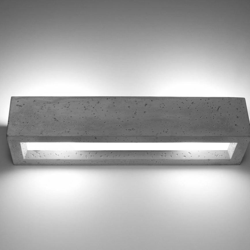 Kinkiet VEGA 2xE27/60W/230V 50 cm beton