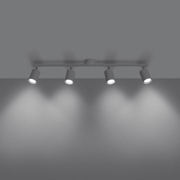 Oświetlenie punktowe LEMMI 4xGU10/10W/230V białe