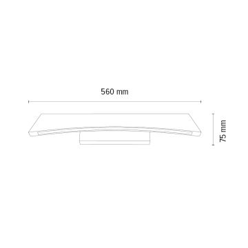 LED Kinkiet ściemnialny ZIAD LED/6,5W/230V dąb – FSC certyfikowano