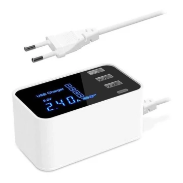 Stacja ładująca 3xUSB A + 1xUSB C