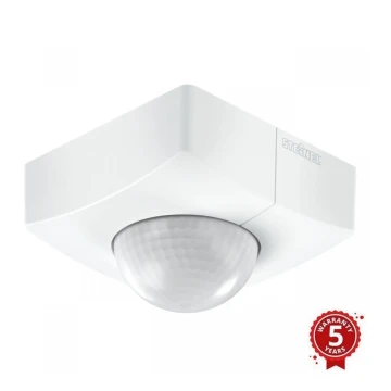 STEINEL 033569 - Zewnętrzny czujnik ruchu IS 3360 MX Highbay biały IP54