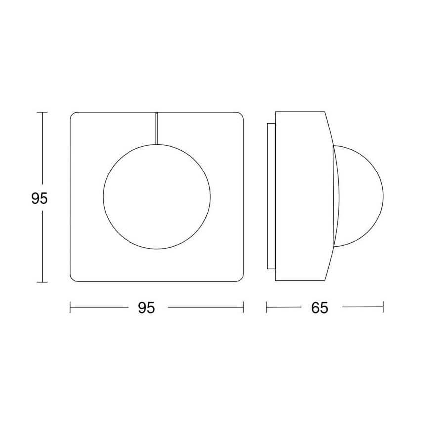 Steinel 057374 - Czujnik ruchu IS 3360 MX Highbay DALI-2 IP54 bialy